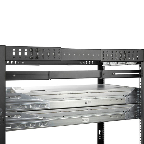 StarTech.com 1U 19" Server Rack Rails, Verstelbare Diepte (61 tot 91cm), Universeel 4 Post Rack Mount Rails, Mounting Rail Kit v - Afbeelding 9