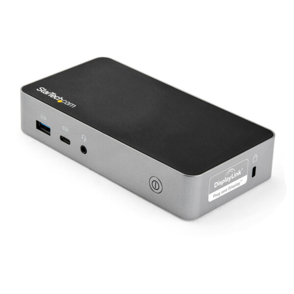 StarTech.com USB-C Dock - Dual Monitor 1080p HDMI Laptop Docking Station - 65W Power Delivery - 1x USB-C, 3x USB-A, Ethernet - D