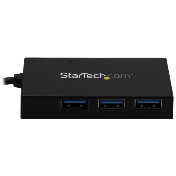 StarTech.com 4 Port USB 3.0 Hub - USB Type-A met 3x USB-A en 1x USB-C Poorten SuperSpeed, USB Busvoeding, USB 3.2 Gen 1 (5Gbps) - Afbeelding 3
