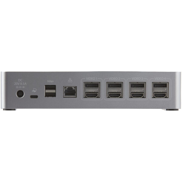 StarTech.com USB-C Dock, 4K 60Hz Quad Monitor DisplayPort & HDMI, Universeel USB Type-C Docking Station met 100W Power Delivery, - Afbeelding 4