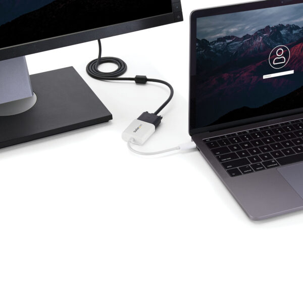 StarTech.com USB-C naar VGA adapter wit - Afbeelding 3