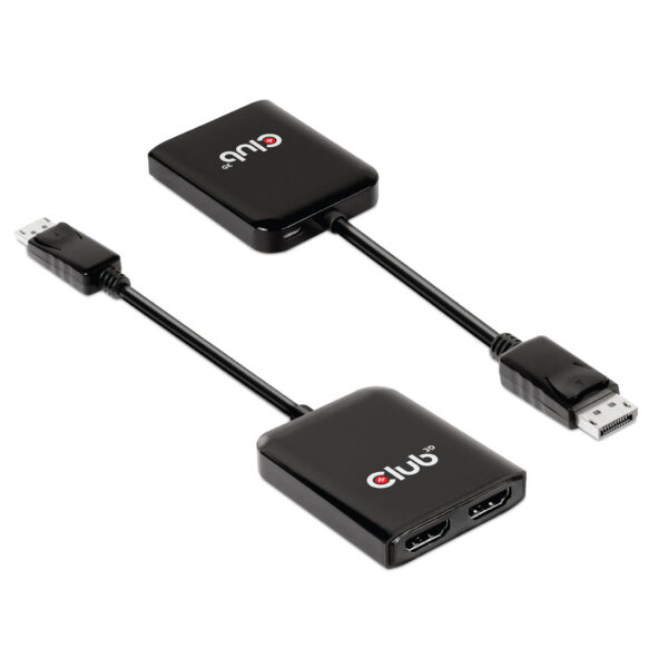 CLUB3D Multi Stream Transport (MST) Hub DisplayPort 1.4 to HDMI Dual Monitor 4K60Hz M/F - Afbeelding 4