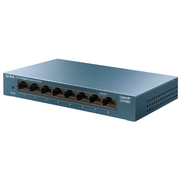TP-Link LS108G Unmanaged Gigabit Ethernet (10/100/1000) Blauw - Afbeelding 2