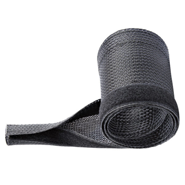StarTech.com 3m Gevlochten Kabelmantel met Klittenband, Trimbare Heavy Duty Polyester Kabelhuls, 3cm Diameter, Computer Kabelman - Afbeelding 5