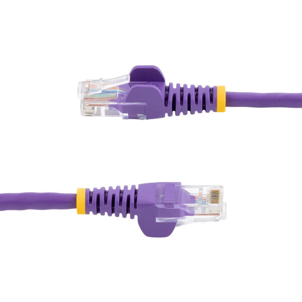 StarTech.com Cat5e Ethernet netwerkkabel met snagless RJ45 connectors UTP kabel 10m paars - Afbeelding 3