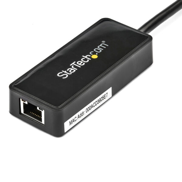 StarTech.com USB 3.0 naar gigabit Ethernet-adapter NIC met USB-poort - zwart - Afbeelding 5