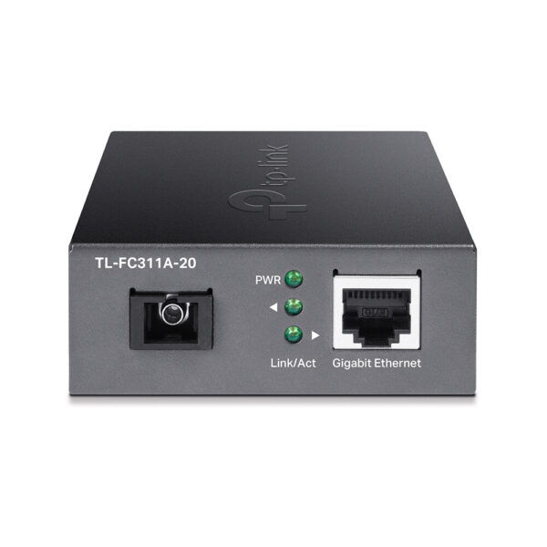 TP-Link TL-FC311A-20 netwerk media converter 1000 Mbit/s Single-mode Zwart - Afbeelding 4