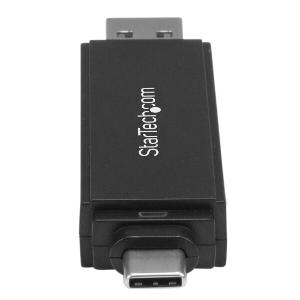 StarTech.com USB 3.0 Geheugenkaart Reader/Writer voor SD en microSD Kaarten, USB-C en USB-A, USB 3.0 SD Card Reader, Compact, 5G - Afbeelding 3