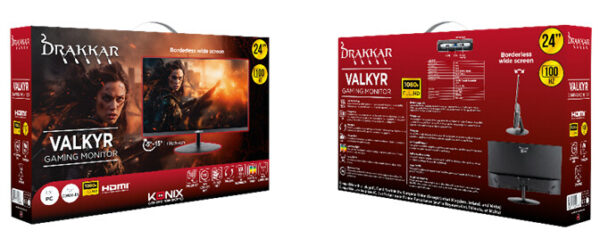 Konix Ecran Gaming Valkyr 24i 100Hz - Drakkar computer monitor - Afbeelding 9