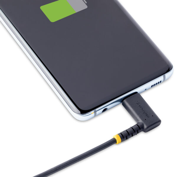 StarTech.com 2m Duurzame USB-C naar Lightning Kabel - USB 2.0 naar Lightning Laadkabel met Rechtse Hoek - Fast Charge en Sync US - Afbeelding 6