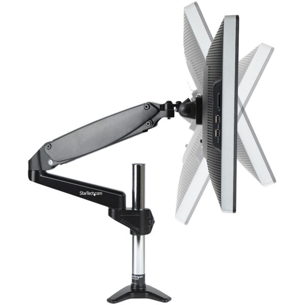 StarTech.com Bureau Monitor Arm voor Enkele VESA-display tot 32"of 49" Ultrawide 8kg, Full Motion en Verstelbare Hoogte, Bureauk - Afbeelding 4