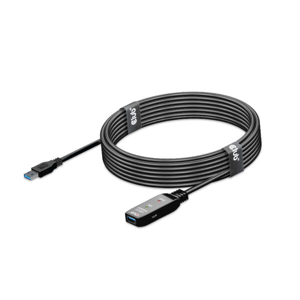 CLUB3D USB 3.2 Gen1 Active Repeater Cable 5m/ 16.4 ft M/F 28AWG - Afbeelding 2