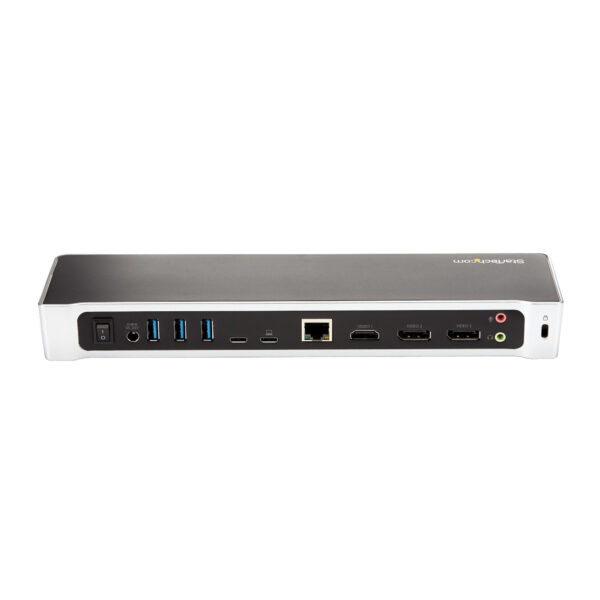 StarTech.com 4K USB-C Dock, Triple UHD 4K Monitor Docking Station, Mac & Windows, USB C to HDMI & DisplayPort, 60W Power Deliver - Afbeelding 3