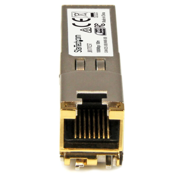 StarTech.com Gigabit RJ45 Koper / Copper SFP Transceiver Module - HPE J8177C Compatibel - Afbeelding 2