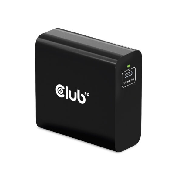 CLUB3D Travel Charger 140 Watt GaN technology, Single port USB Type-C, Power Delivery(PD) 3.1 Support - Afbeelding 18