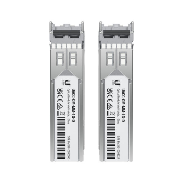 Ubiquiti UACC-OM-MM-1G-D-2 netwerk transceiver module Vezel-optiek 1250 Mbit/s SFP - Afbeelding 4