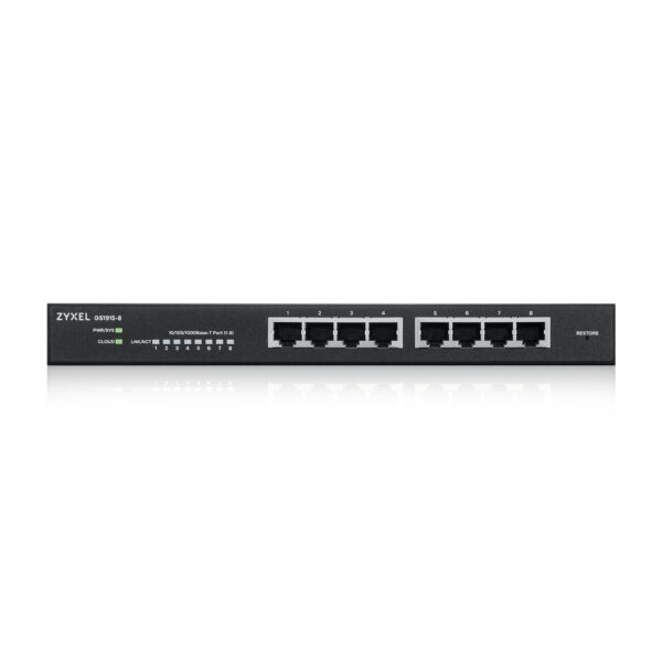 Zyxel GS1915-8 Managed L2 Gigabit Ethernet (10/100/1000) Zwart - Afbeelding 9