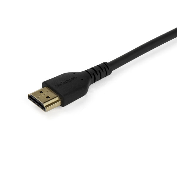 StarTech.com 2 m Premium Gecertificeerde HDMI 2.0 Kabel met Ethernet, Duurzame High Speed UHD 4K 60Hz HDR, Robuuste M/M Kabel me - Afbeelding 6