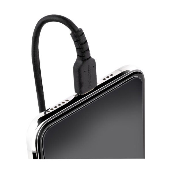 StarTech.com 50cm USB-C naar Lightning Kabel, Zwart, MFi Gecertificeerd, iPhone Lader Spiraalkabel, Duurzame Aramidevezels, Robu - Afbeelding 7