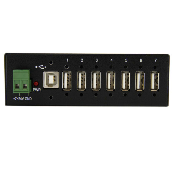 StarTech.com Monteerbare robuuste industriële 7-poort USB-hub - Afbeelding 5
