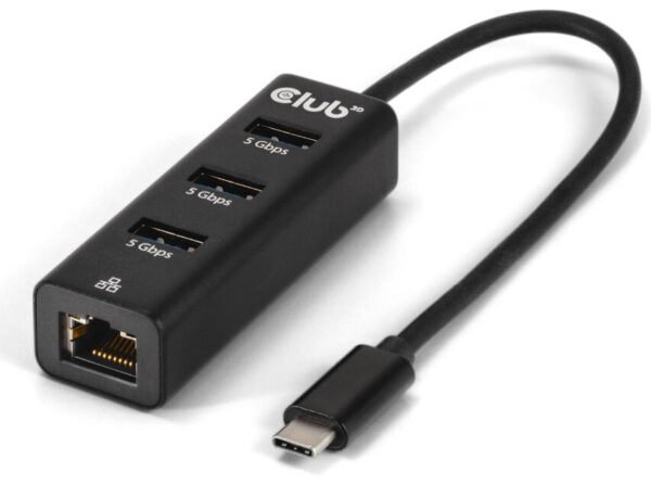 CLUB3D CSV-1549 interface hub USB Type-C 5000 Mbit/s Zwart - Afbeelding 2