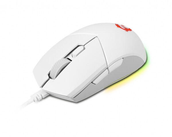 MSI CLUTCH GM11 WHITE muis Gamen Ambidextrous USB Type-A Optisch 5000 DPI - Afbeelding 8