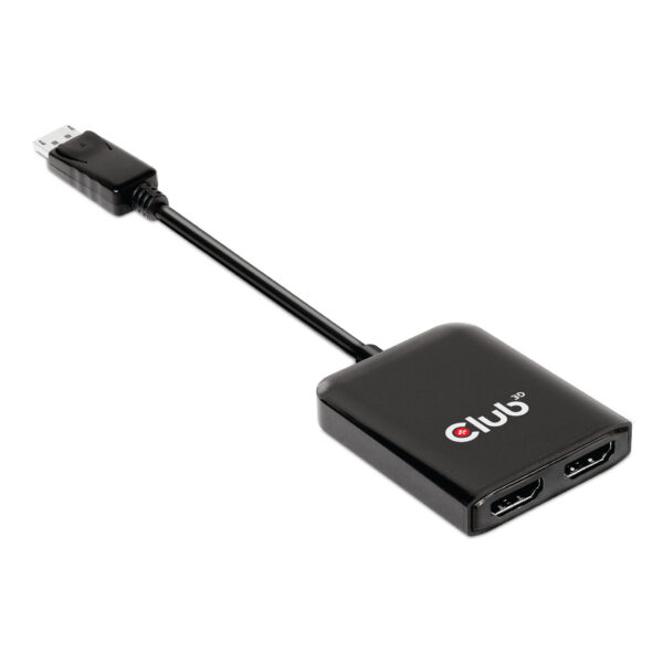 CLUB3D Multi Stream Transport (MST) Hub DisplayPort 1.4 to HDMI Dual Monitor 4K60Hz M/F - Afbeelding 3