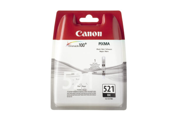 Canon CLI-521BK inktcartridge 1 stuk(s) Origineel Zwart