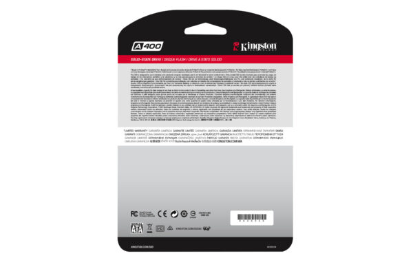 Kingston Technology A400 240 GB 2.5" SATA III TLC - Afbeelding 3
