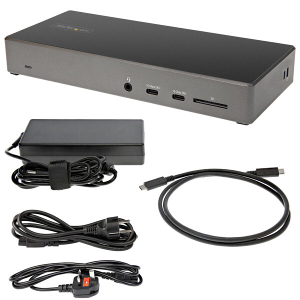 StarTech.com USB C Dock - Triple 4K Monitor USB Type-C Docking Station - 100W Power Delivery - DP 1.4 Alt Mode & DSC, 2x Display - Afbeelding 6