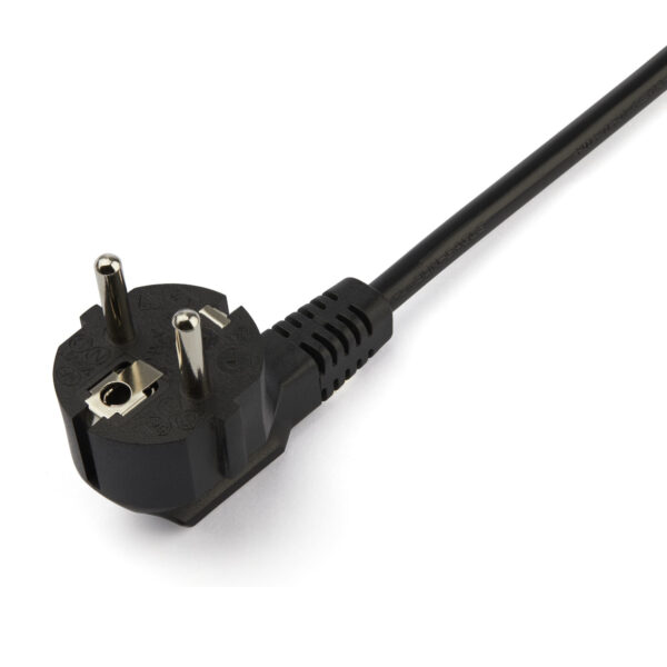 StarTech.com 2m Computer Splitter Stroomkabel, 18AWG, EU Schuko naar 2x C13, 10A 250V, Zwart, AC Vervangkabel, Printer Voedingsk - Afbeelding 4