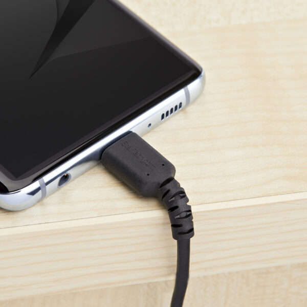StarTech.com 1m USB A naar USB-C Oplaadkabel, Duurzame USB 2.0 Fast Charge & Sync USB A naar USB C Data Kabel, Rugged Aramide Ve - Afbeelding 5