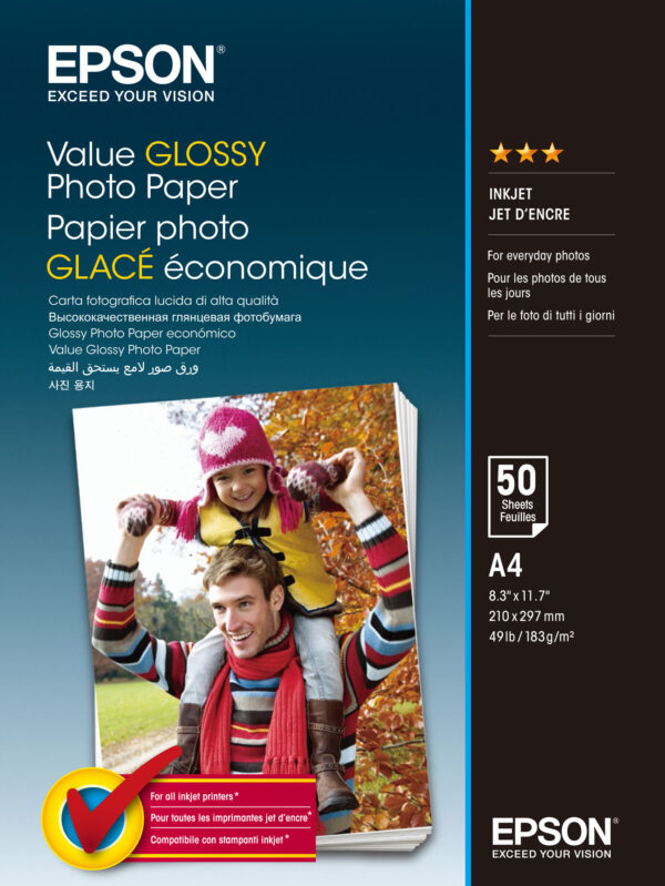 Epson Value Glossy Photo Paper - A4 - 20 Vellen - Afbeelding 3