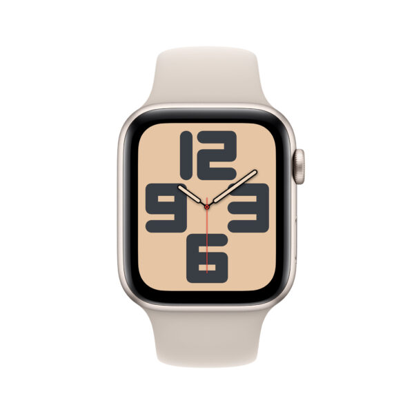 Apple Watch SE OLED 44 mm Digitaal 368 x 448 Pixels Touchscreen 4G Beige Wifi GPS - Afbeelding 3
