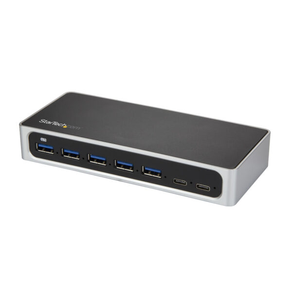 StarTech.com 7 Port USB-C Hub met Fast Charge poort - USB-C naar 5x USB-A 2x USB-C (USB 3.0 SuperSpeed 5Gbps) - USB 3.2 Gen 1 Ty