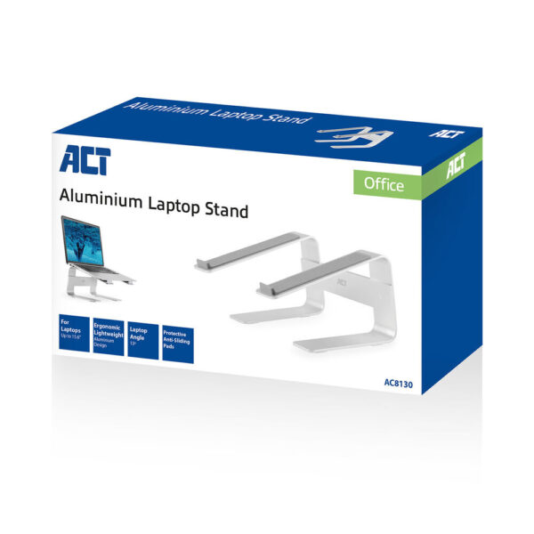 ACT Laptopstandaard aluminium - Afbeelding 4