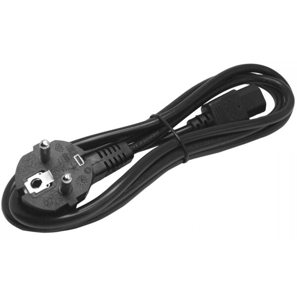StarTech.com 2m Stroomkabel, 18AWG, EU Schuko naar C13 Voedingskabel, 250V 10A, Zwart, AC Vervangkabel, TV/Monitor Stroomkabel, - Afbeelding 2