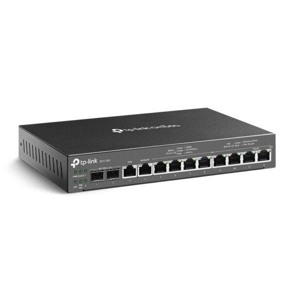 TP-Link Omada ER7212PC bedrade router Gigabit Ethernet Zwart - Afbeelding 2