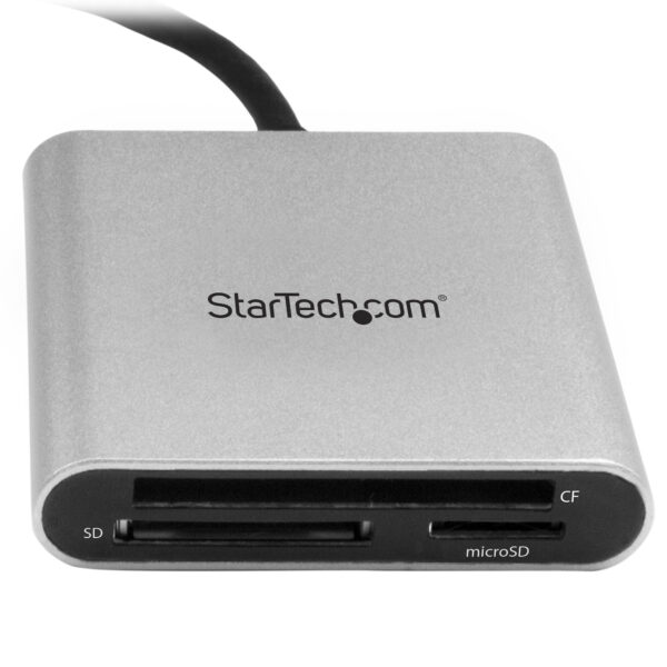 StarTech.com USB 3.0 Flash geheugen multi kaartlezer/schrijver met USB-C - SD, microSD, CompactFlash - Afbeelding 3