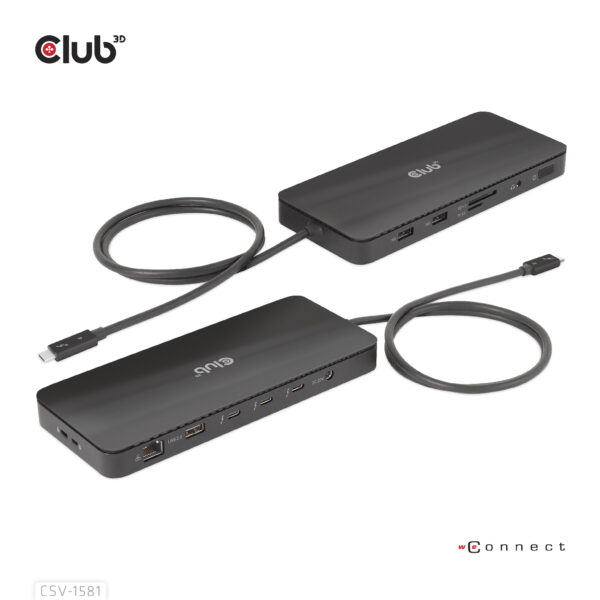 CLUB3D Thunderbolt 4 Certified 11-in-1 Docking Station - Afbeelding 18