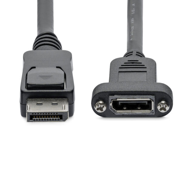 StarTech.com 91cm Panel Mount DisplayPort Kabel - 4K x 2K - DisplayPort 1.2 Verlengkabel Male to Female - DP Adapterkabel met DP - Afbeelding 5