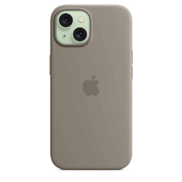 Apple Siliconenhoesje met MagSafe voor iPhone 15 - Klei - Afbeelding 5