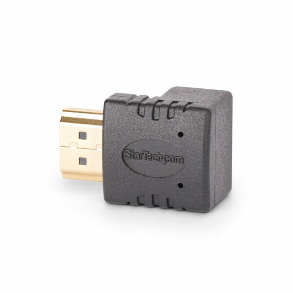 StarTech.com Opwaartse HDMI 2.0 Adapter, Male naar Female, Verticale 90 Graden Haakse HDMI adapter, HDMI Port Saver, 4K 60Hz, Hi - Afbeelding 6