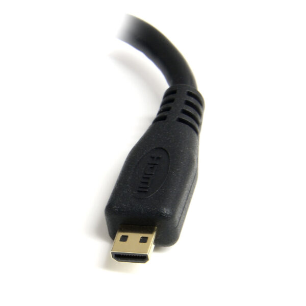 StarTech.com 12 cm High-speed HDMI-adapterkabel HDMI-naar-HDMI Micro F/M - Afbeelding 5