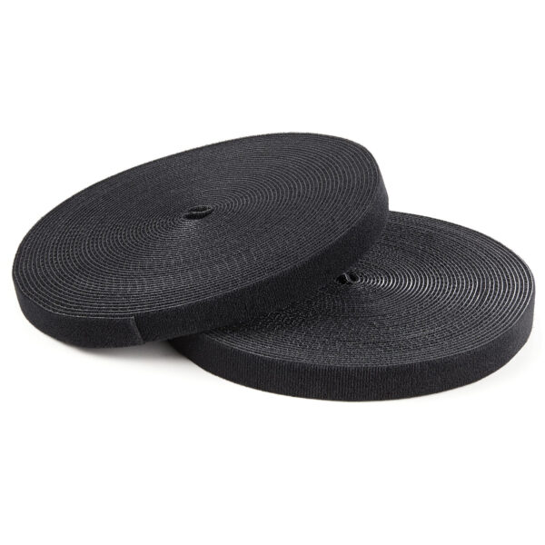 StarTech.com 30m Bulk Rol Klittenband - Op Maat te Knippen Herbruikbare Kabelbinders - Industriële Klitband Tape - Zelfklevende
