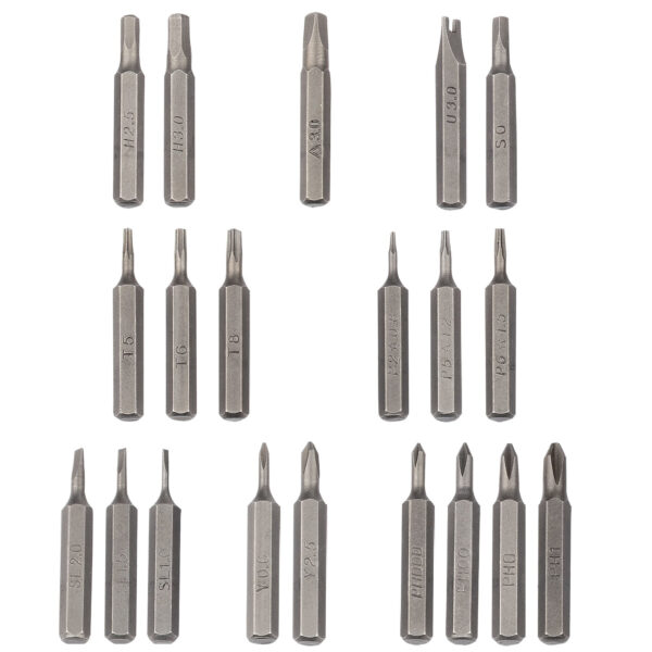 StarTech.com 20 Bit Elektrische Precisie Schroevendraaier Set - Mini Schroevendraaier op Batterij voor Laptop, Computer, Tablet, - Afbeelding 3