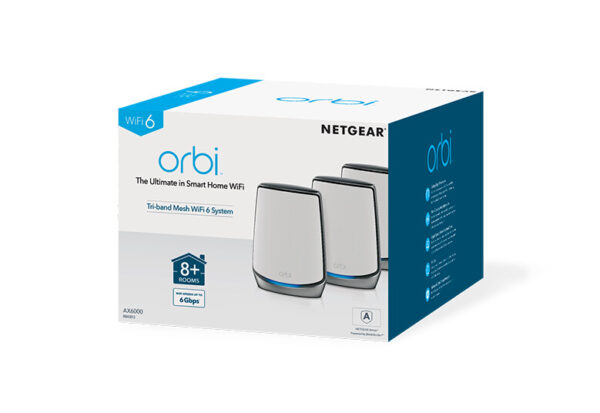 NETGEAR Orbi RBK853 AX6000 WiFi 6 Mesh System - Afbeelding 4