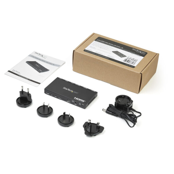 StarTech.com HDMI splitter 2-poorts 4K 60Hz met ingebouwde scaler - Afbeelding 5