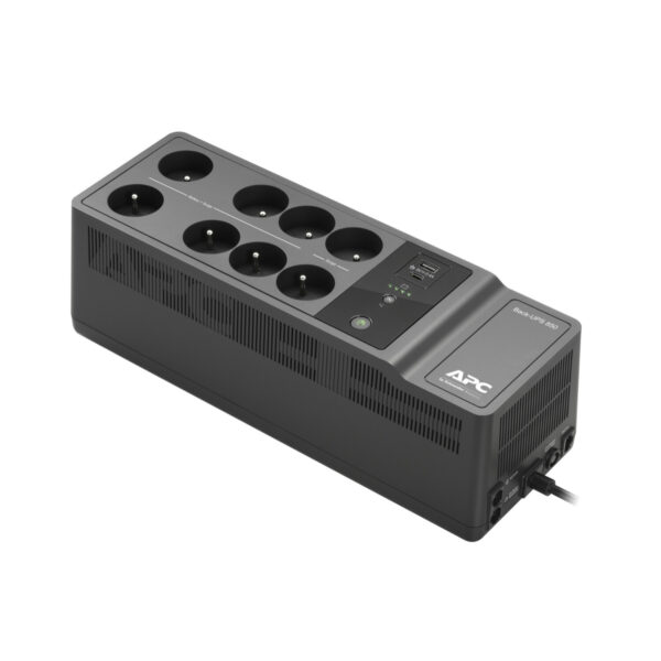 APC Back-UPS BE850G2-FR - Noodstroomvoeding 8x penaarde(België), 850VA, 2 USB opladers, 1 USB datapoort