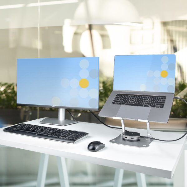 StarTech.com Verstelbare Laptopstandaard voor Bureau, Ergonomische Laptop Steun met Verstelbare Hoogte, Aluminium, 10kg Draagver - Afbeelding 10